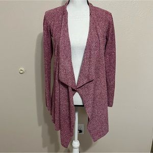 Barefoot Dreams Red Bamboo Chic Lite Knit Sweater Womens Size S/M